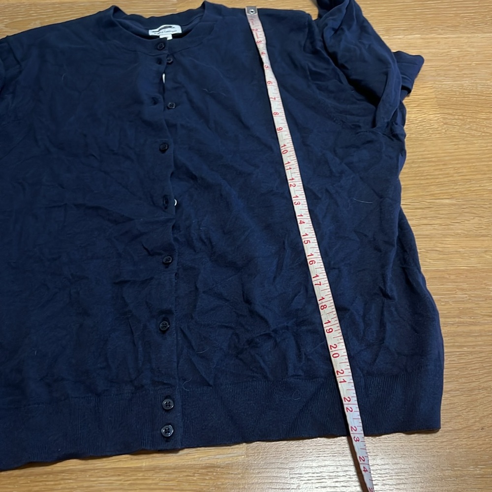 J. crew navy blue cardigan size XXL NEW - Picture 8 of 10